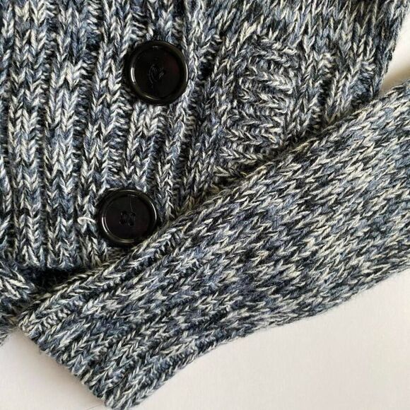 Y2K blue cropped cardigan - Picture 4 of 7